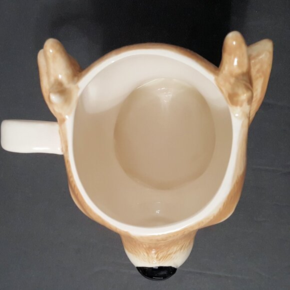 NEW RARE Williams Sonoma Twas the Night Before Christmas Reindeer Figural Mug - Picture 6 of 7